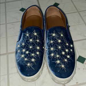 NWOT Aquazzura Cosmic Pearls sneakers